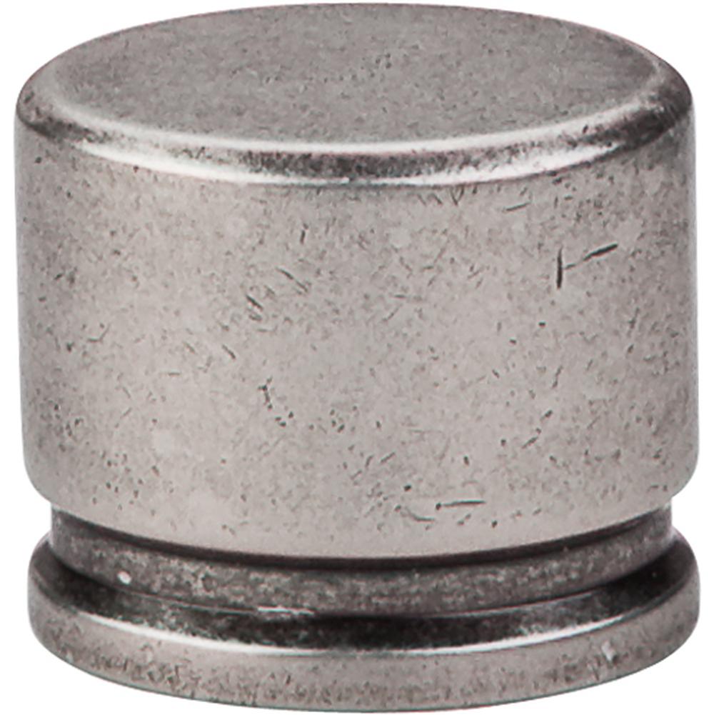 Top Knobs TK61 Oval Knob Large 1 3/8" - Pewter Antique