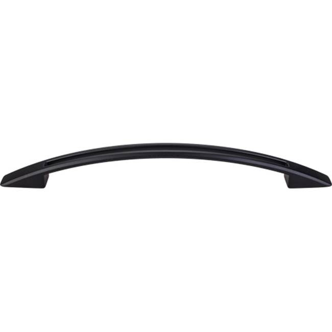 Top Knobs TK620 Tango Cut Out Pull 6 5/16 Inch (c-c) - Flat Black
