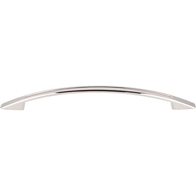 Top Knobs TK621 Tango Cut Out Pull 7 1/2 Inch (c-c) - Polished Nickel