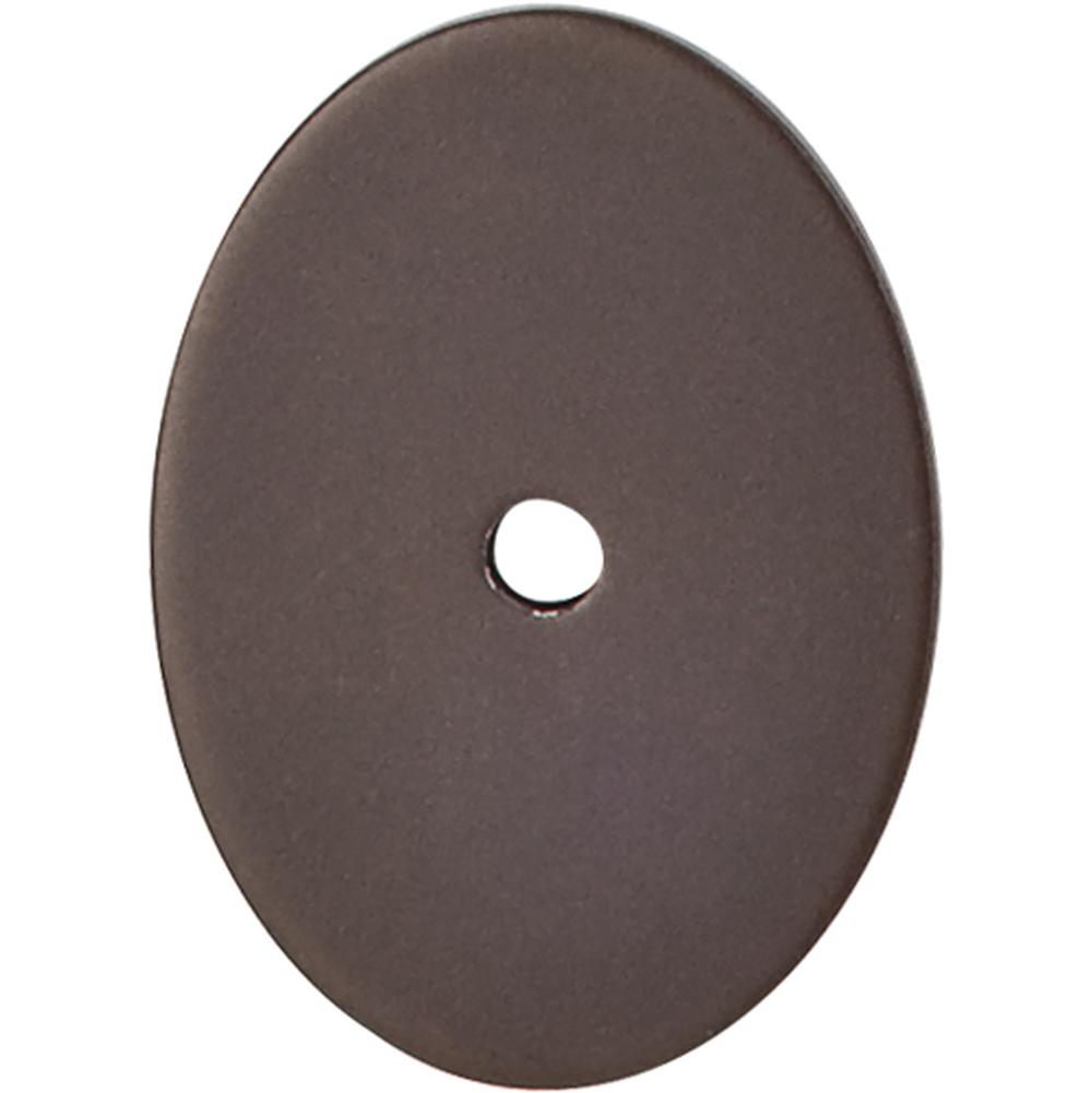 Top Knobs TK62 Oval Backplate Large 1 3/4" - Oil Rubbed Bronze