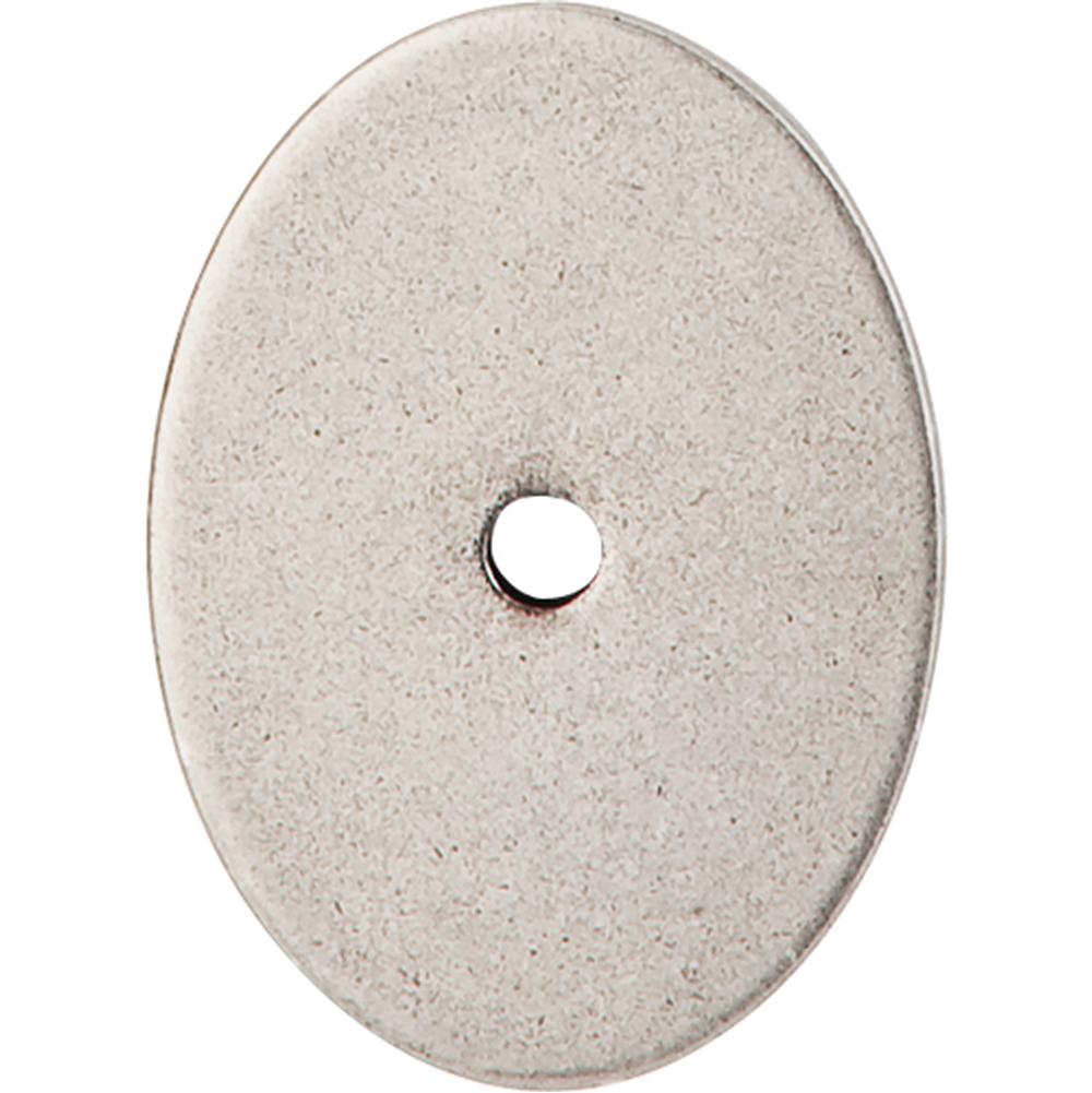 Top Knobs TK62 Oval Backplate Large 1 3/4" - Pewter Antique