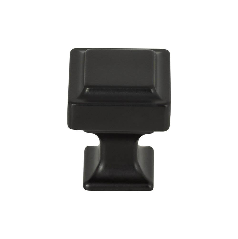 Top Knobs TK700 Ascendra Knob 1 Inch - Flat Black