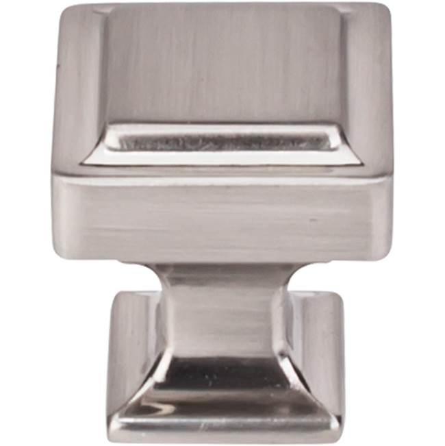 Top Knobs TK701 Ascendra Knob 1 1/8 Inch - Brushed Satin Nickel
