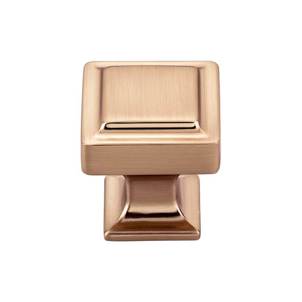 Top Knobs TK701 Ascendra Knob 1 1/8 Inch - Honey Bronze