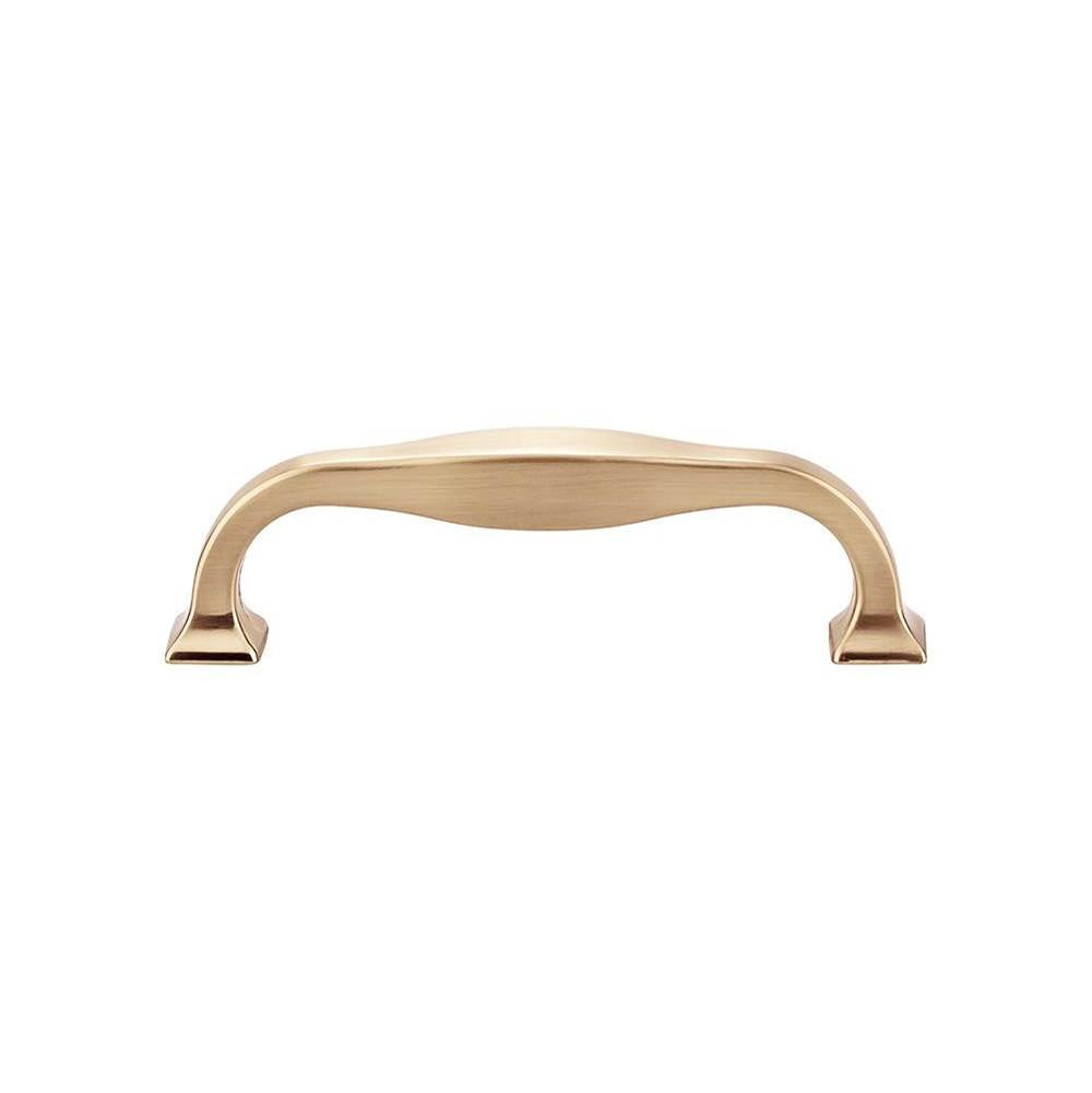 Top Knobs TK722 Contour Pull 3 3/4 Inch (c-c) - Honey Bronze
