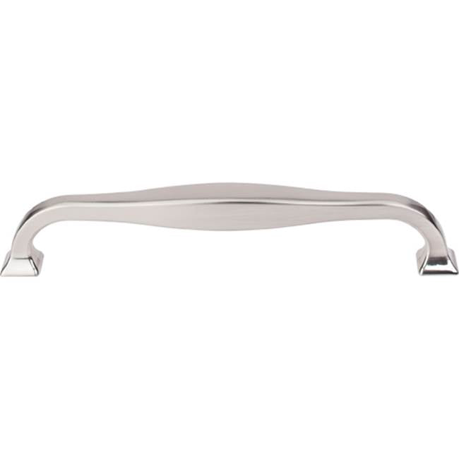 Top Knobs TK724 Contour Pull 6 5/16 Inch (c-c) - Brushed Satin Nickel