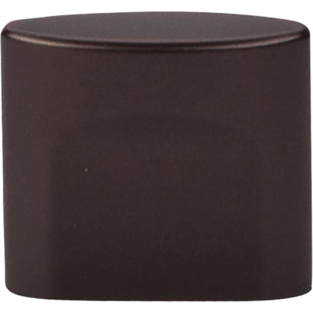 Top Knobs TK73 Oval Slot Knob Small 3/4" - Oil Rubbed Bronze
