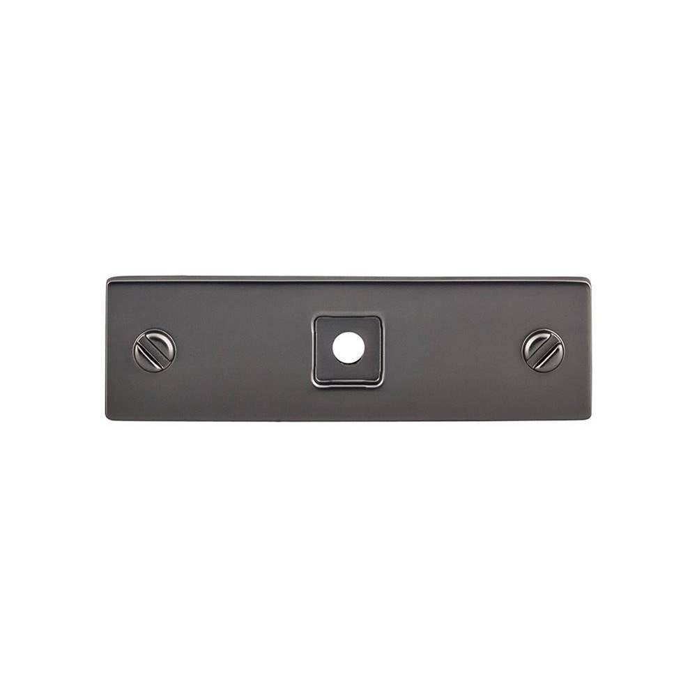 Top Knobs TK741 Channing Backplate 3 Inch - Ash Gray