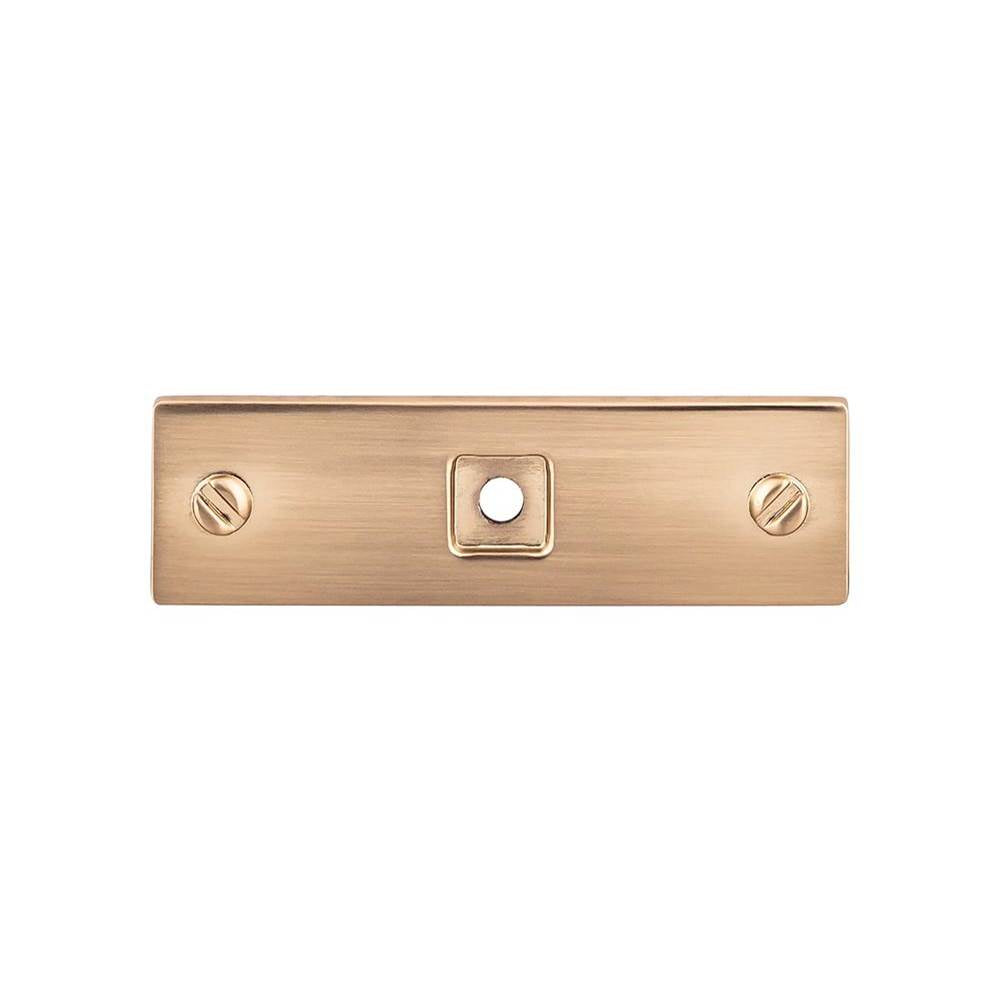 Top Knobs TK741 Channing Backplate 3 Inch - Honey Bronze