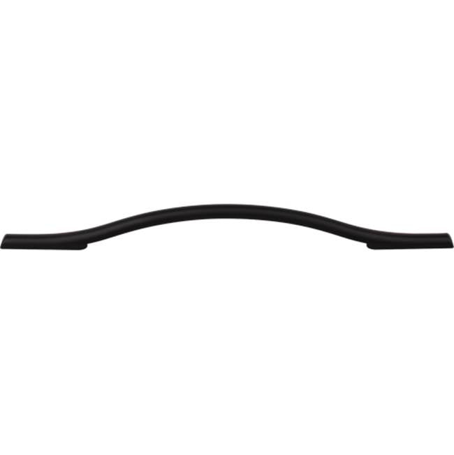Top Knobs TK756 Somerdale Pull 7 9/16 Inch (c-c) - Flat Black