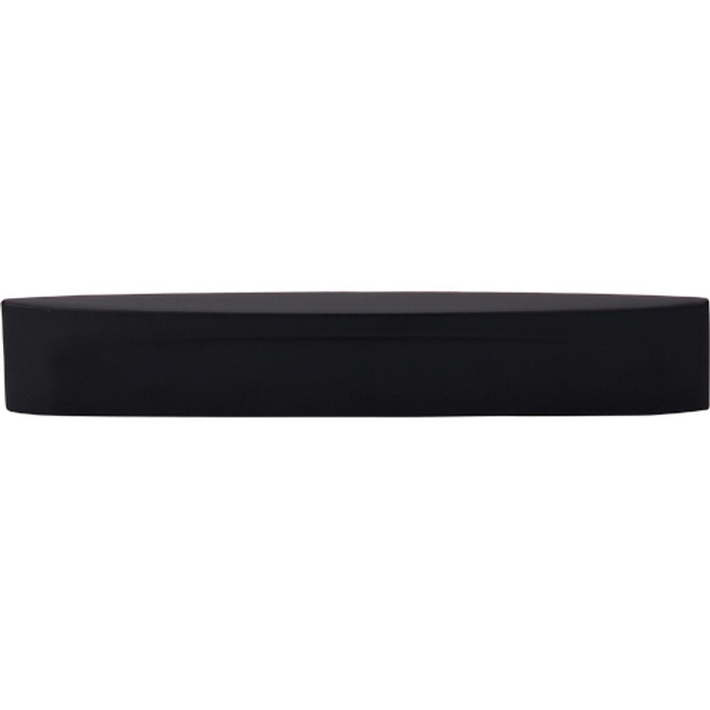 Top Knobs TK75 Oval Slot Knob Long 5" - Flat Black