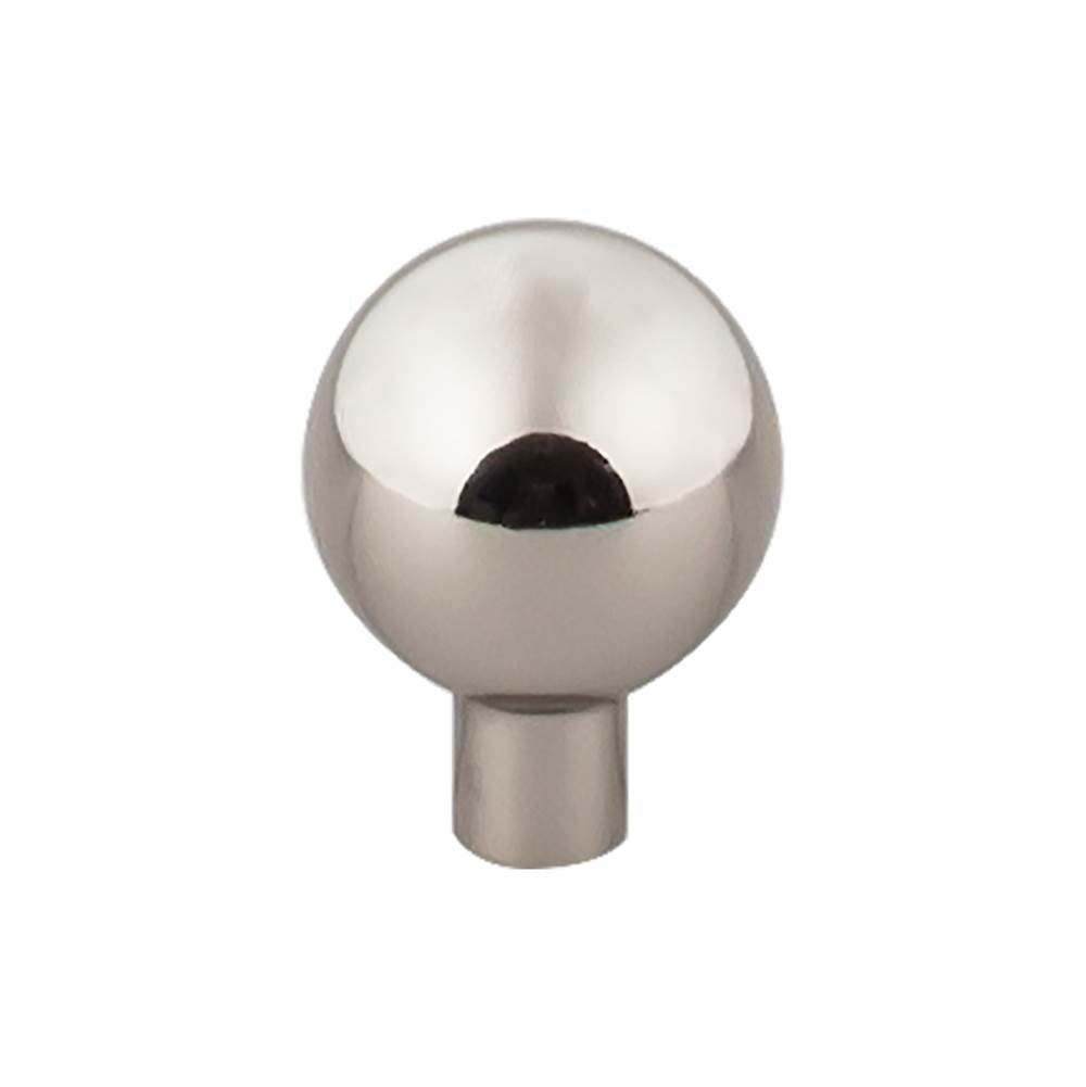 Top Knobs TK762 Brookline Knob 1 1/8 Inch - Polished Nickel