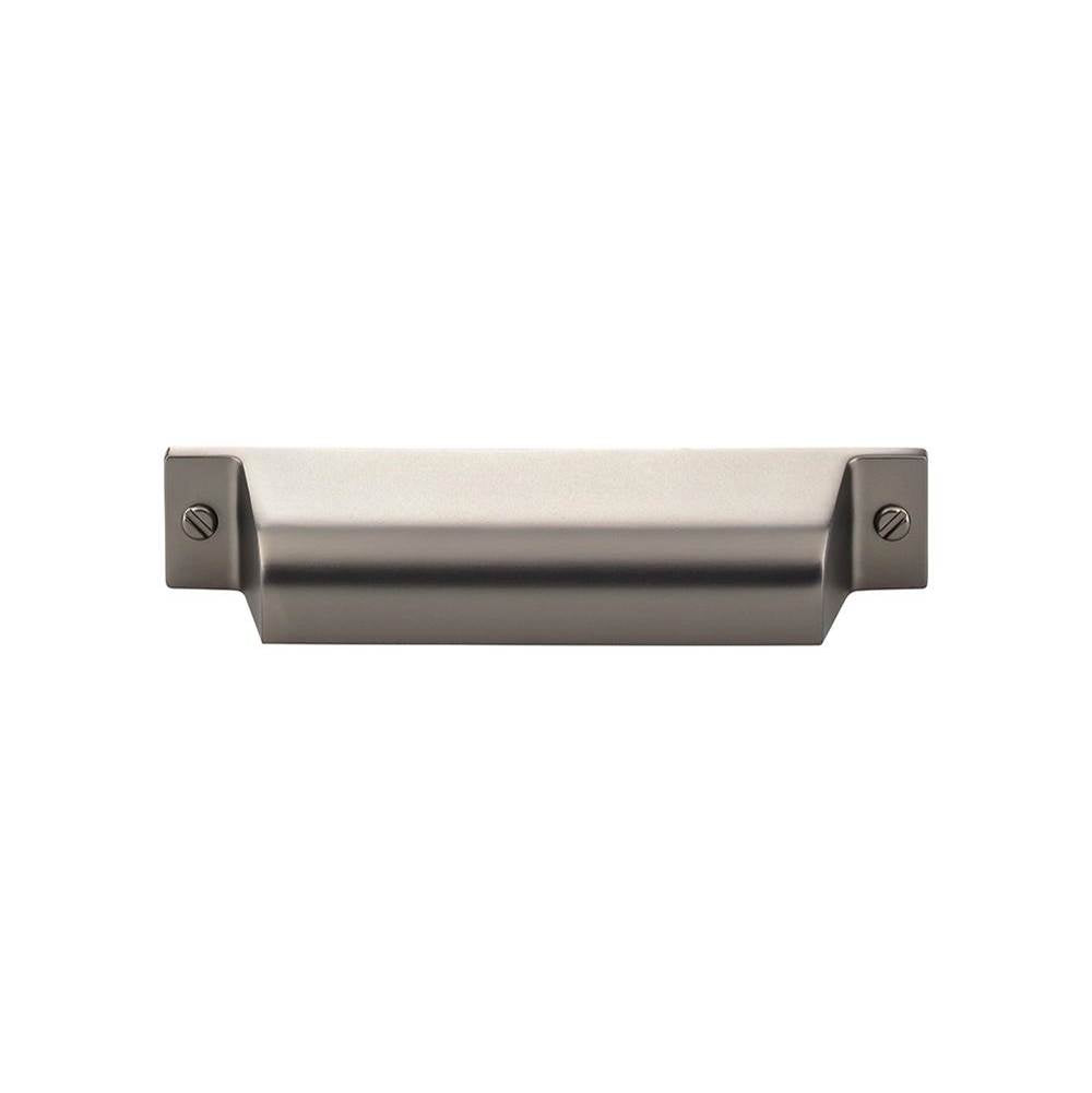 Top Knobs TK773 Channing Cup Pull 3 3/4 Inch (c-c) - Ash Gray