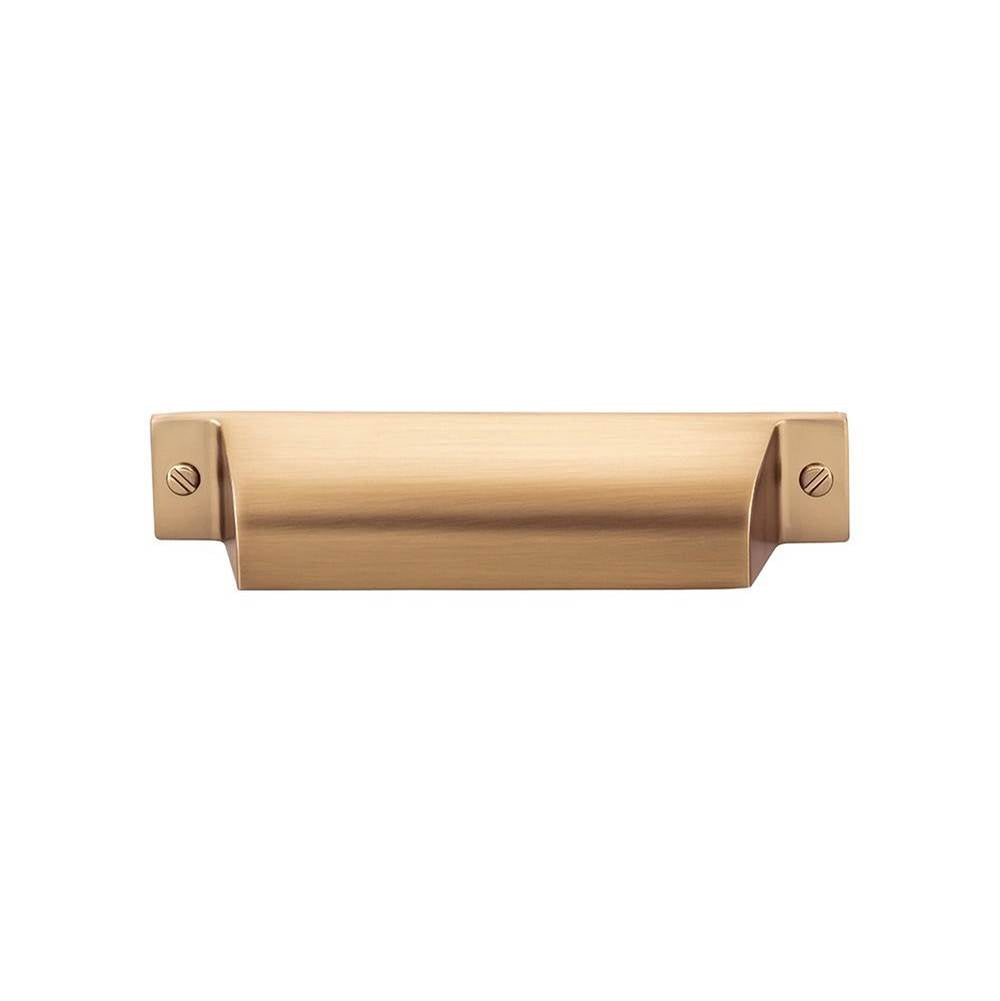 Top Knobs TK773 Channing Cup Pull 3 3/4 Inch (c-c) - Honey Bronze