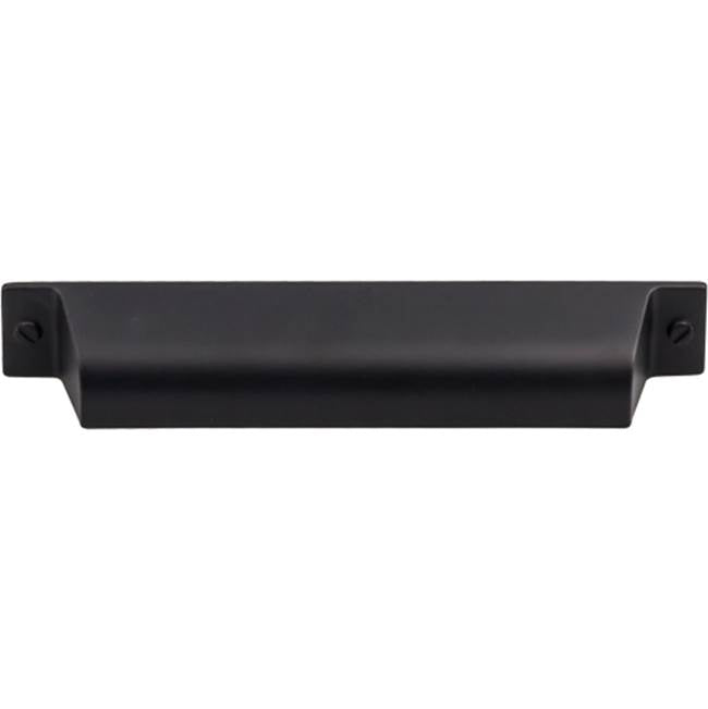 Top Knobs TK774 Channing Cup Pull 5 Inch (c-c) - Flat Black