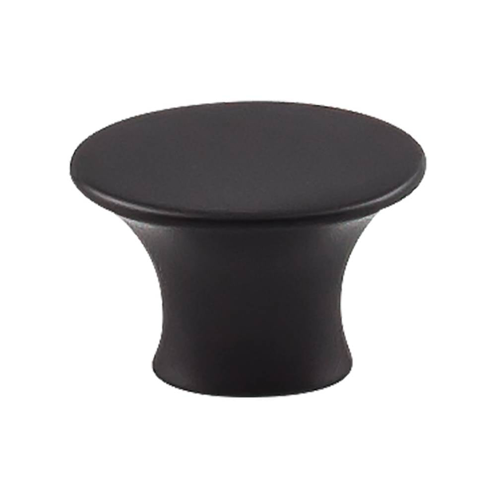 Top Knobs TK781 Edgewater Knob 1 1/2 Inch - Flat Black