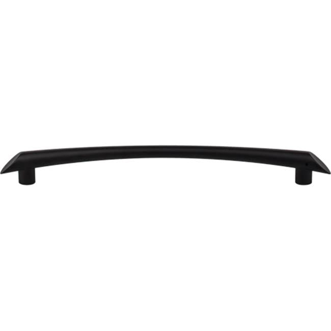 Top Knobs TK786 Edgewater Pull 9 Inch (c-c) - Flat Black
