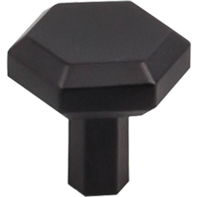 Top Knobs TK791 Lydia Knob 1 1/8 Inch - Flat Black