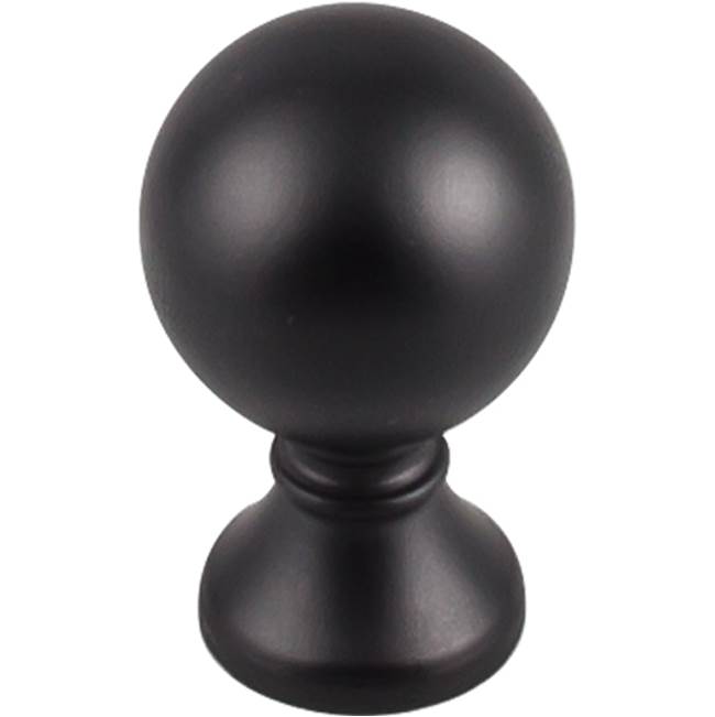 Top Knobs TK801 Kara Knob 1 Inch - Flat Black