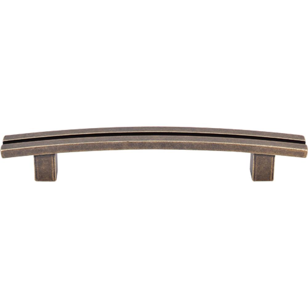 Top Knobs TK81 Inset Rail Pull 5" - German Bronze