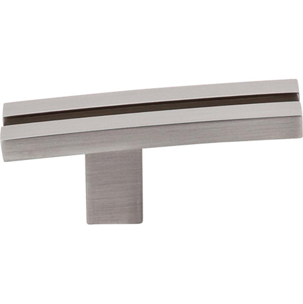 Top Knobs TK82 Inset Rail Knob 2 5/8" - Brushed Satin Nickel