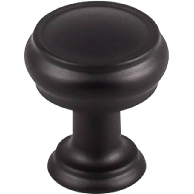 Top Knobs TK830 Eden Knob 1 Inch - Flat Black