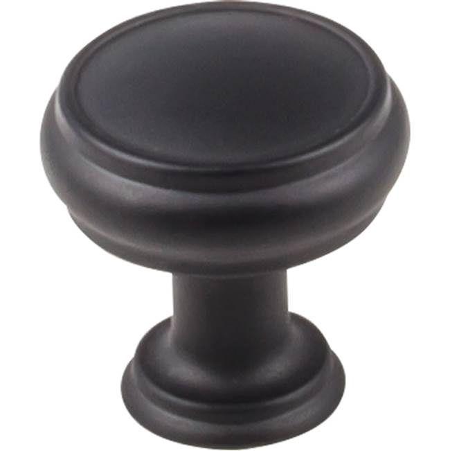 Top Knobs TK831 Eden Knob 1 3/16 Inch - Flat Black