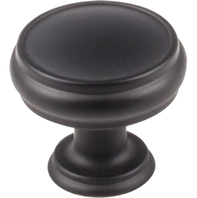 Top Knobs TK832 Eden Knob 1 3/8 Inch - Flat Black