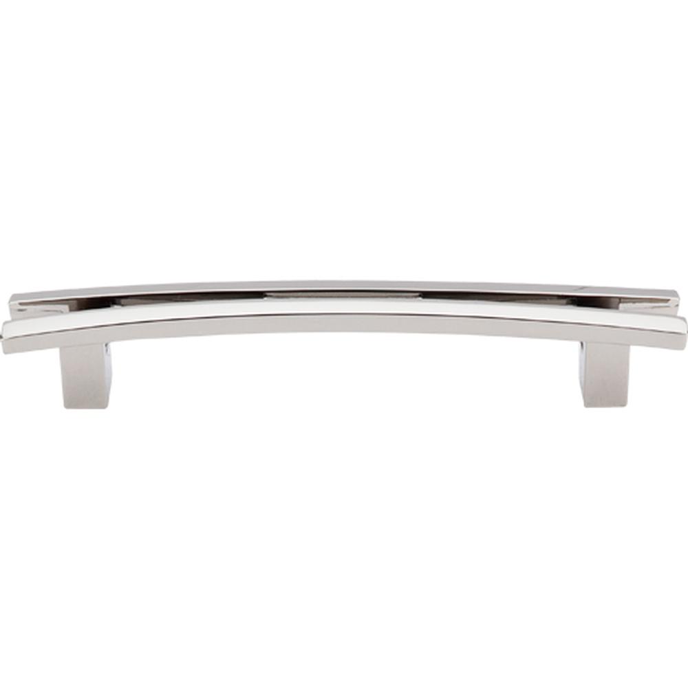 Top Knobs TK86 Flared Pull 5" - Polished Nickel
