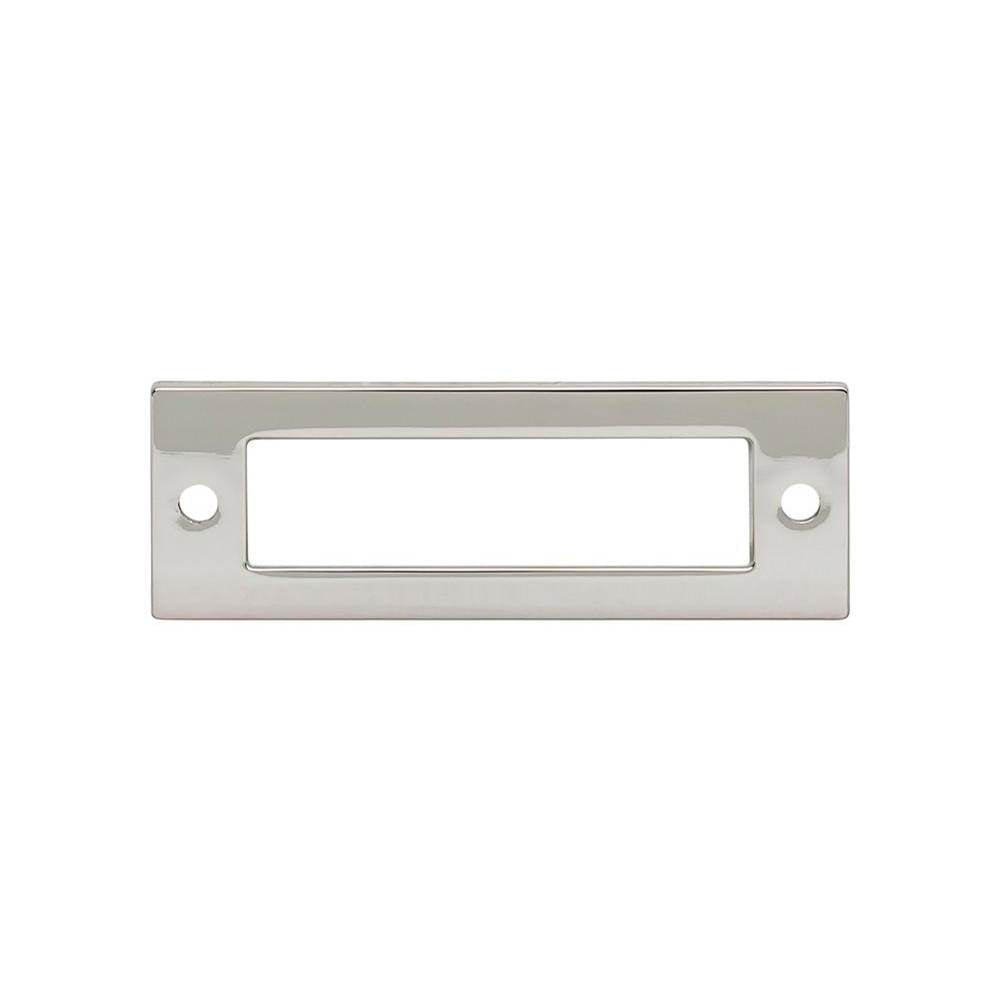 Top Knobs TK923 Hollin Backplate 3 Inch - Polished Nickel