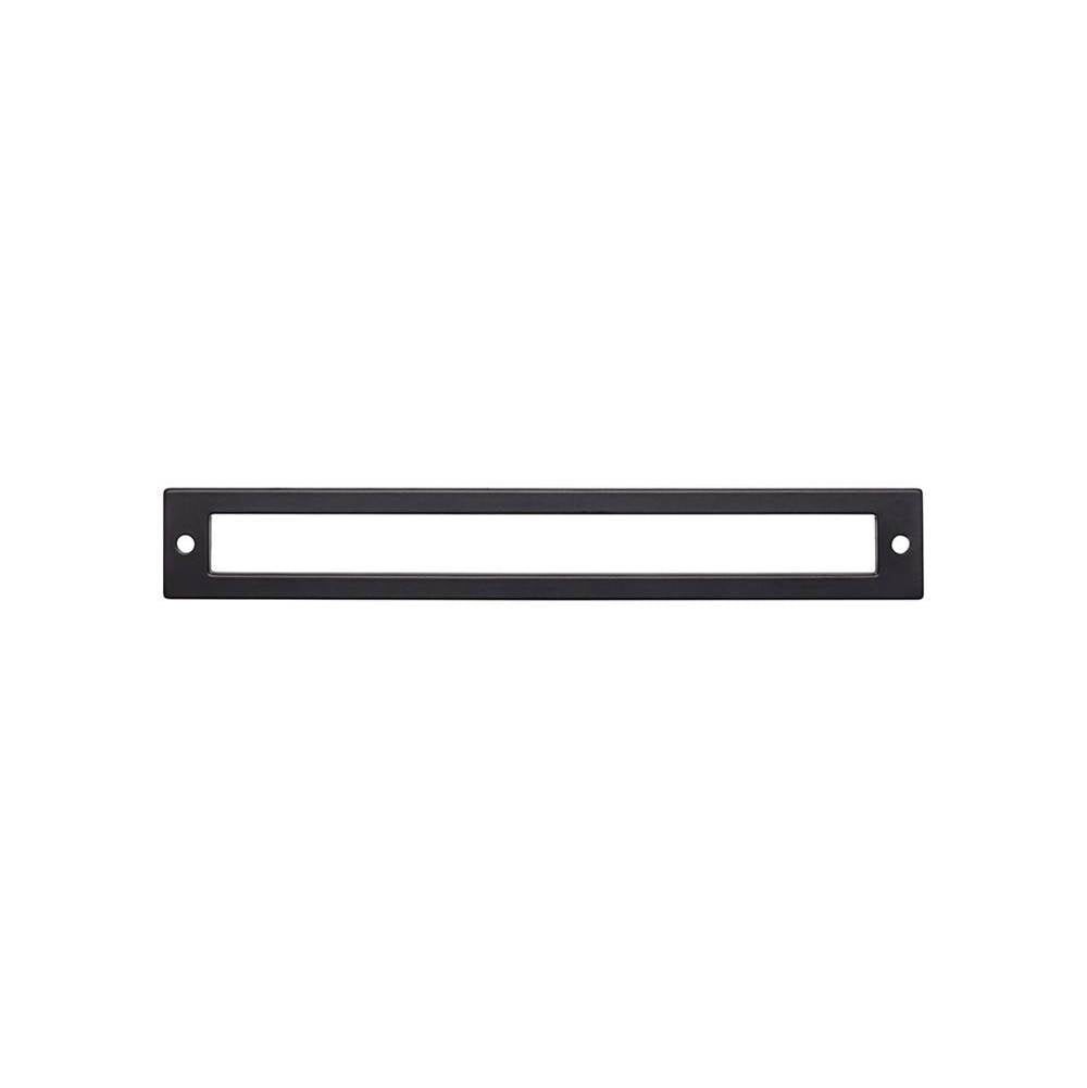 Top Knobs TK927 Hollin Backplate 7 9/16 Inch - Flat Black