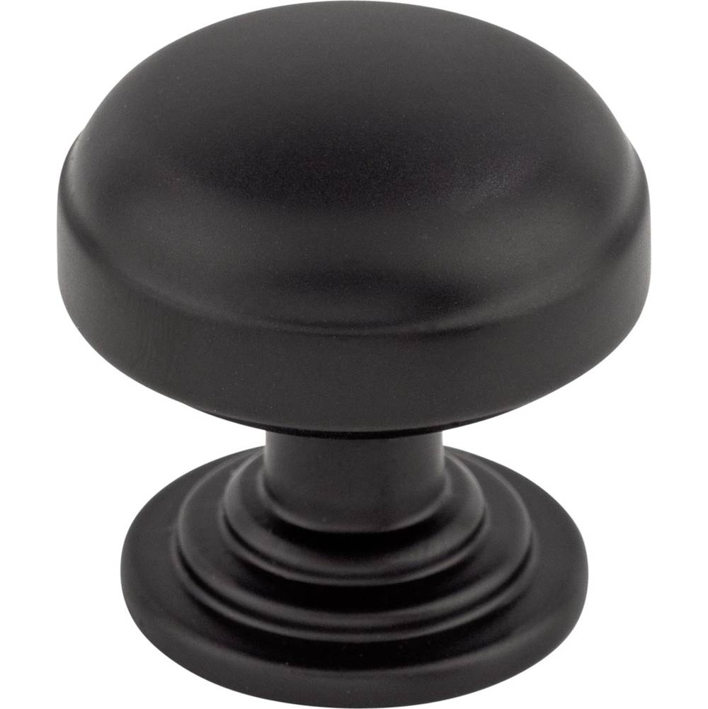 Top Knobs TK3000 Ellis Knob 1 1/4 Inch - Flat Black