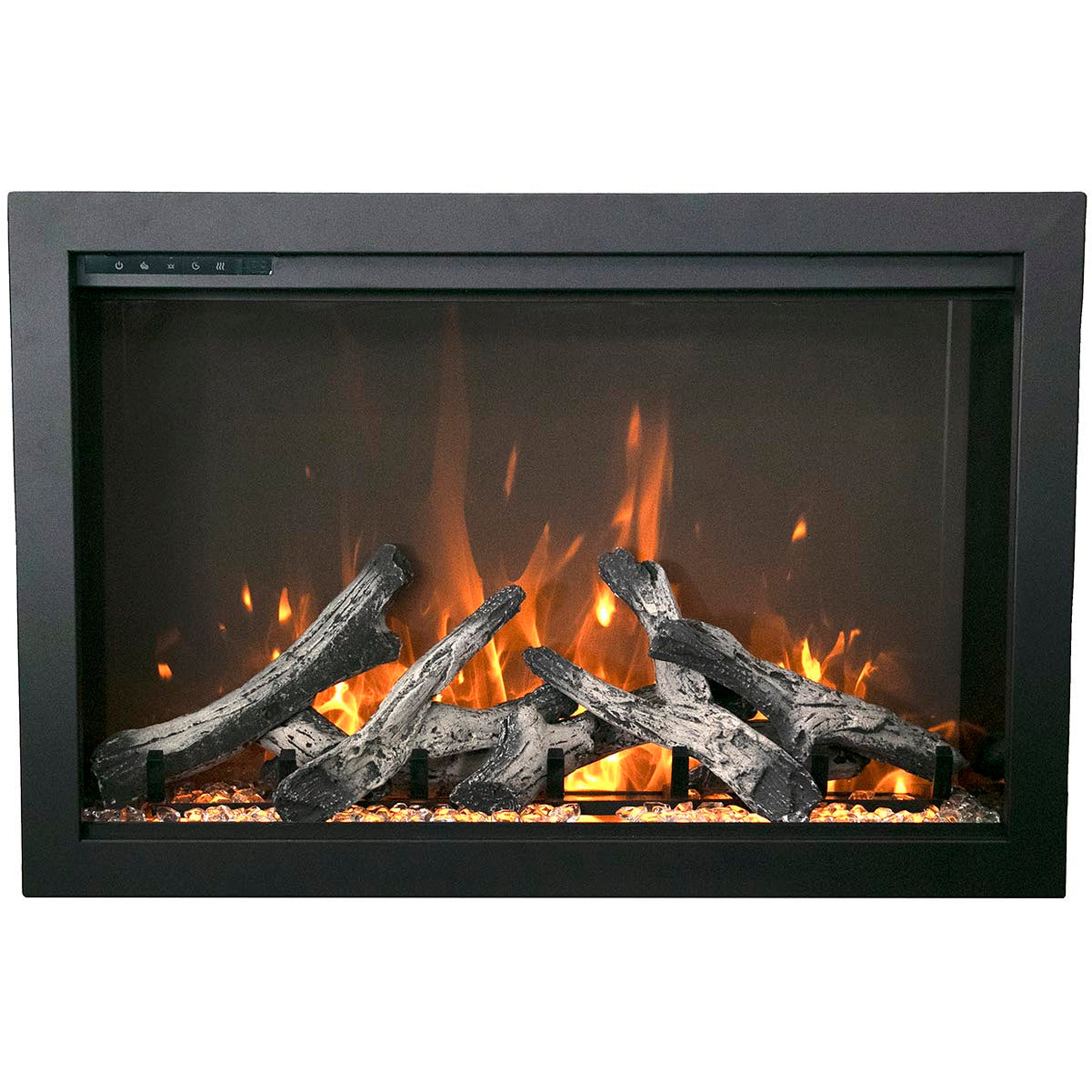 Amantii TRD-44-BESPOKE Traditional Bespoke - 44" Indoor / Outdoor Electric Insert Featuring, WiFi Compatibility, Bluetooth Connectivity, Multi Function Remote, and a Selection of Media Options