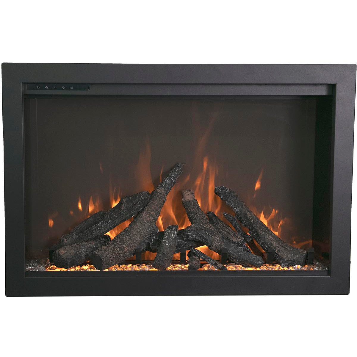Amantii TRD-44-BESPOKE Traditional Bespoke - 44" Indoor / Outdoor Electric Insert Featuring, WiFi Compatibility, Bluetooth Connectivity, Multi Function Remote, and a Selection of Media Options