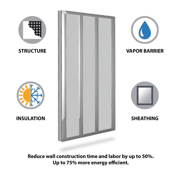 AbodeMOD ADU Shell | Modern 2 Bedroom, 1 Bath – 560 Sq Ft | Made from ThermaSteel