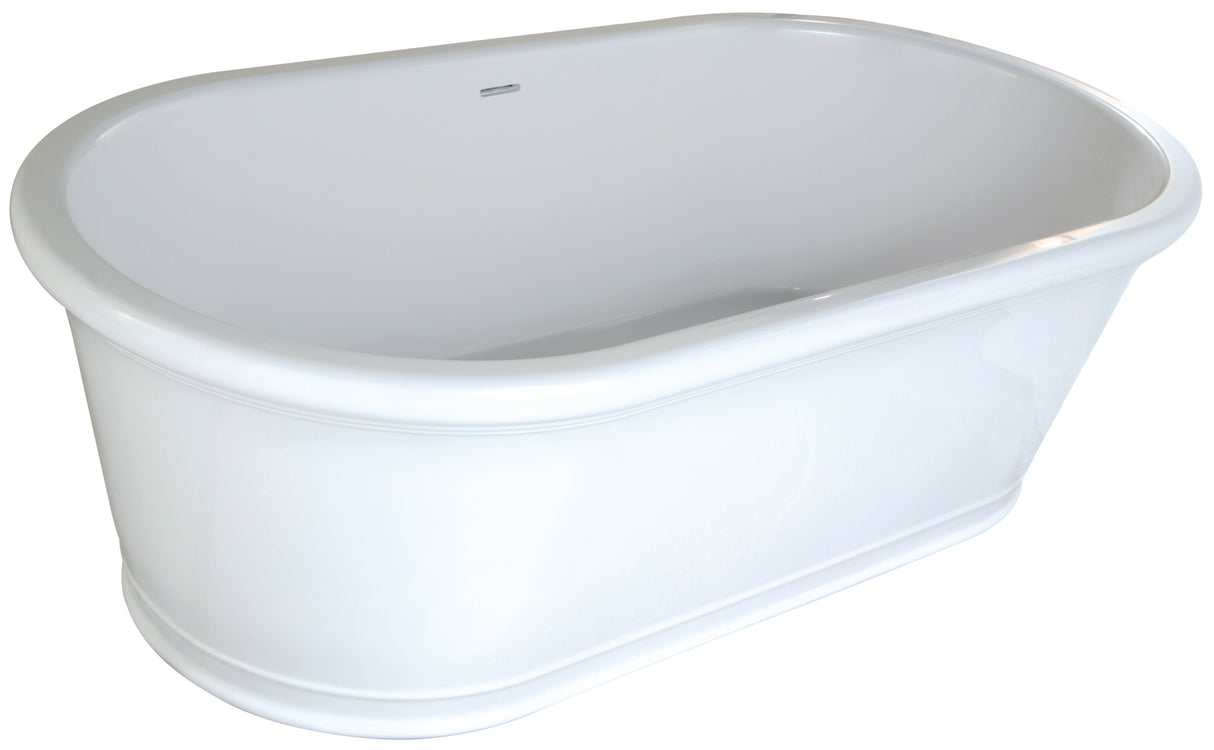 Hydro Systems TRI6835HTO-WHI TRIBECA 6835 METRO TUB ONLY-WHITE