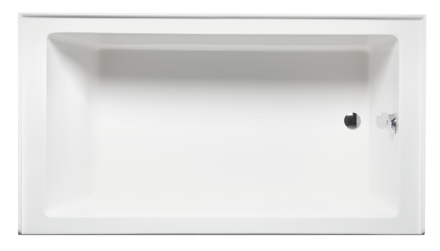 Americh TO6030TRA2-WH Turo 6030 Right Hand - Tub Only / Airbath 2 - White