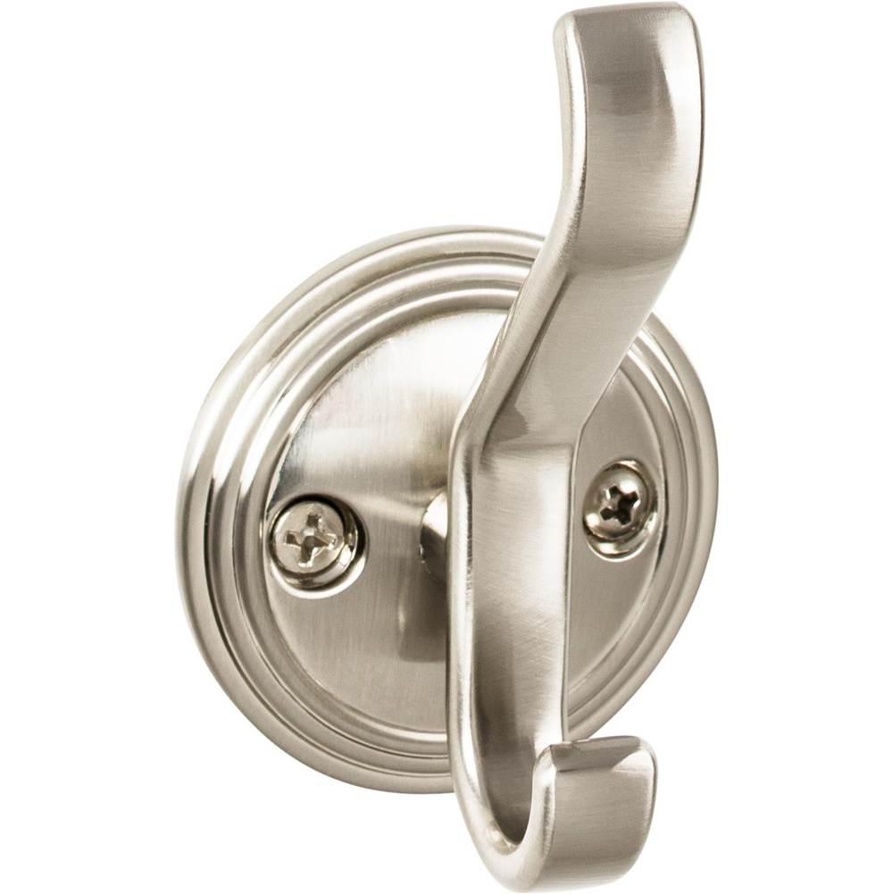Top Knobs TK1061 Reeded Hook 3 1/8 Inch - Brushed Satin Nickel