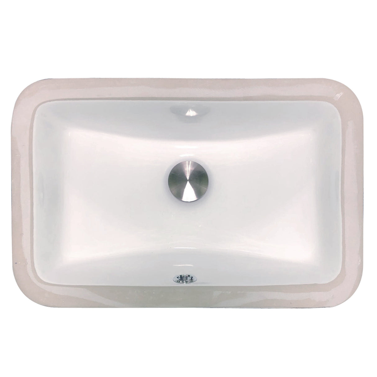 Nantucket Sinks UM-159-W Undermount Ceramic Sink In White