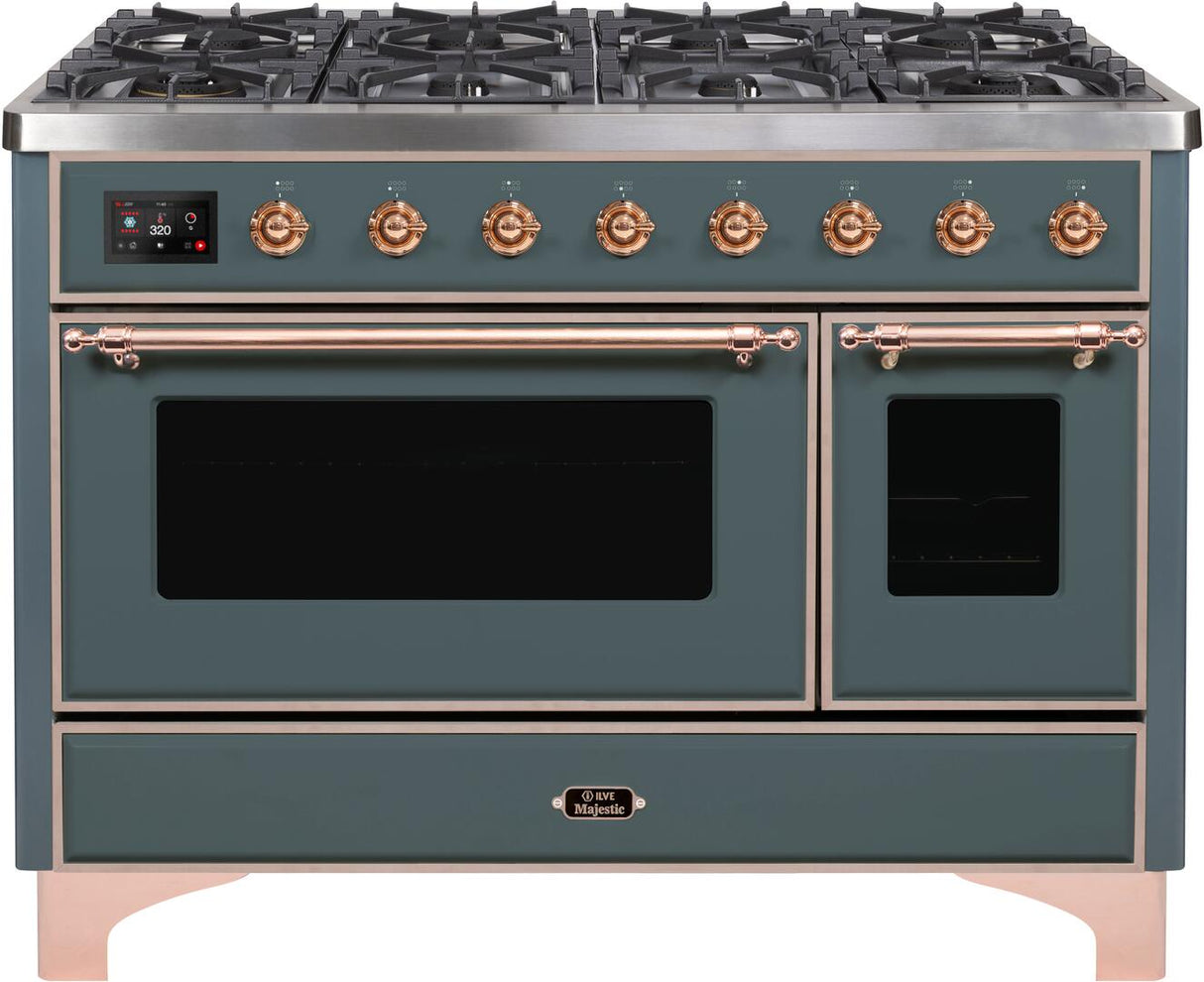 Ilve 48'' Majestic II Dual Fuel Natural Gas Range