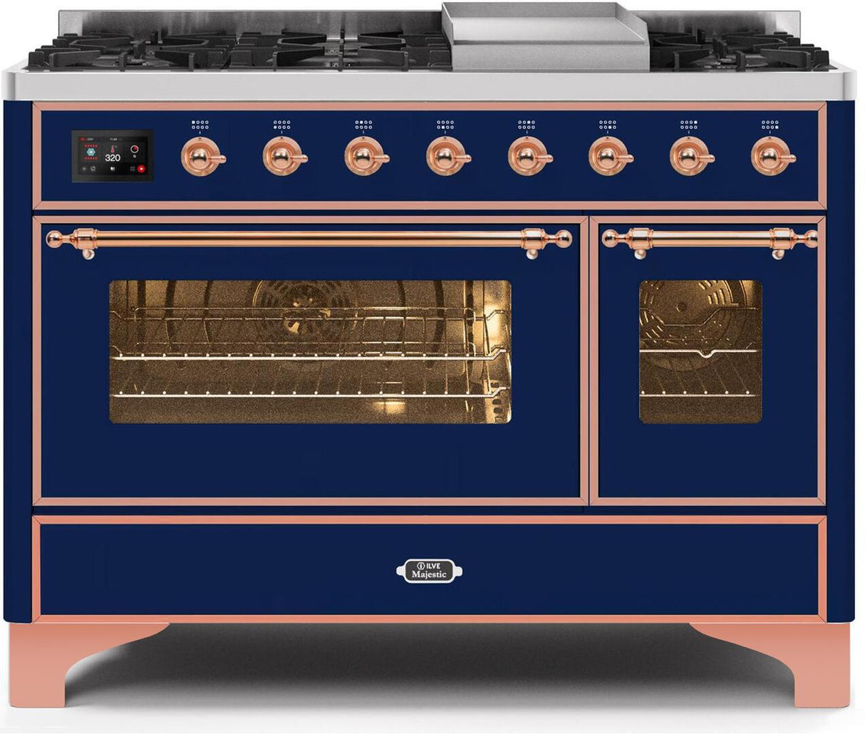 Ilve 48'' Majestic II Dual Fuel Liquid Propane Range