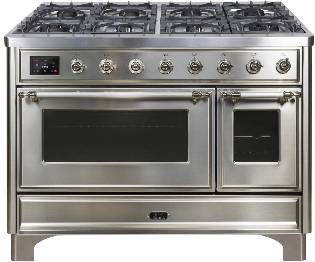 Ilve 48'' Majestic II Dual Fuel Liquid Propane Range