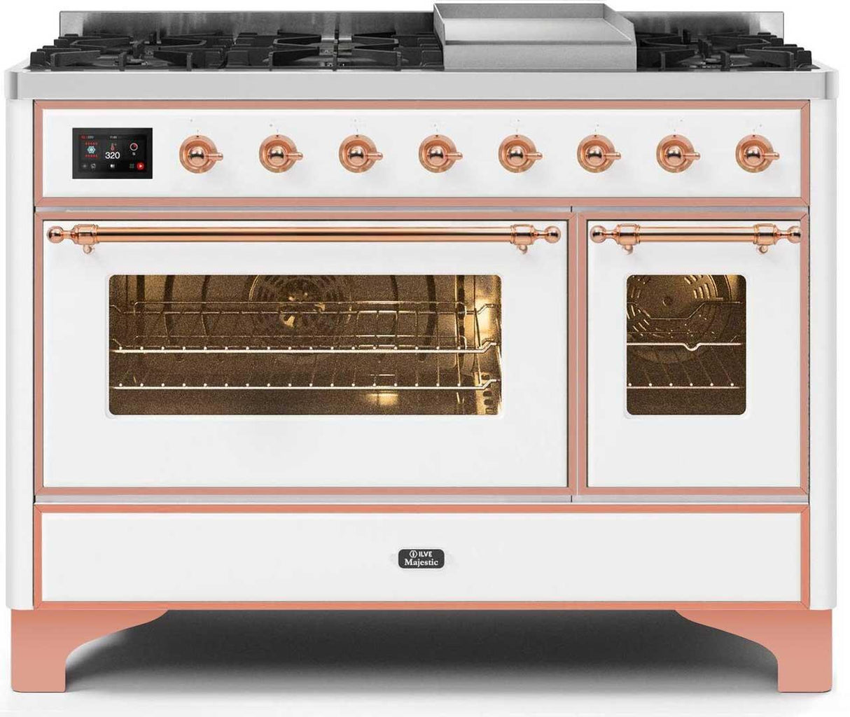 Ilve 48'' Majestic II Dual Fuel Liquid Propane Range