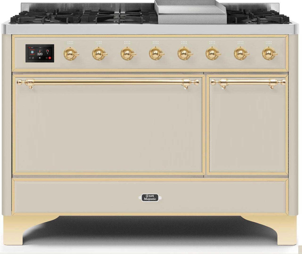Ilve 48'' Majestic II Dual Fuel Liquid Propane Range