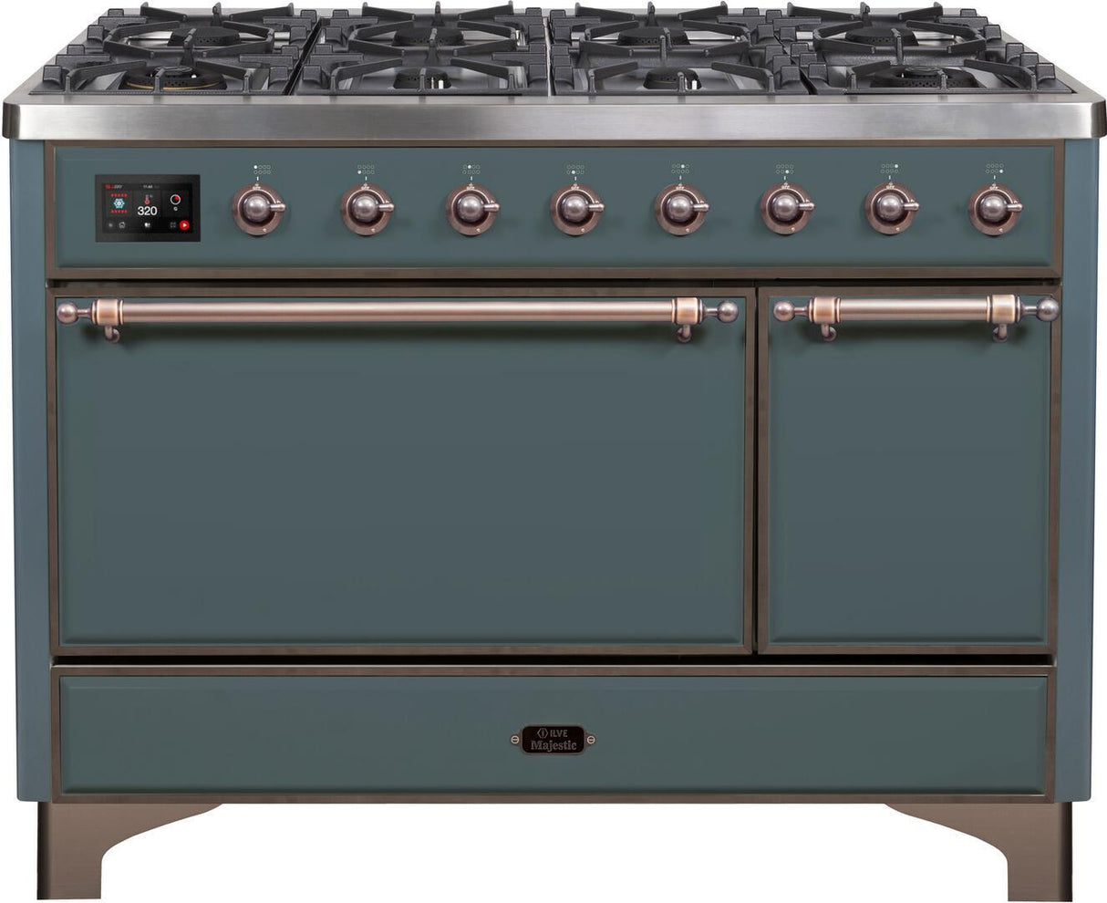 Ilve 48'' Majestic II Dual Fuel Natural Gas Range