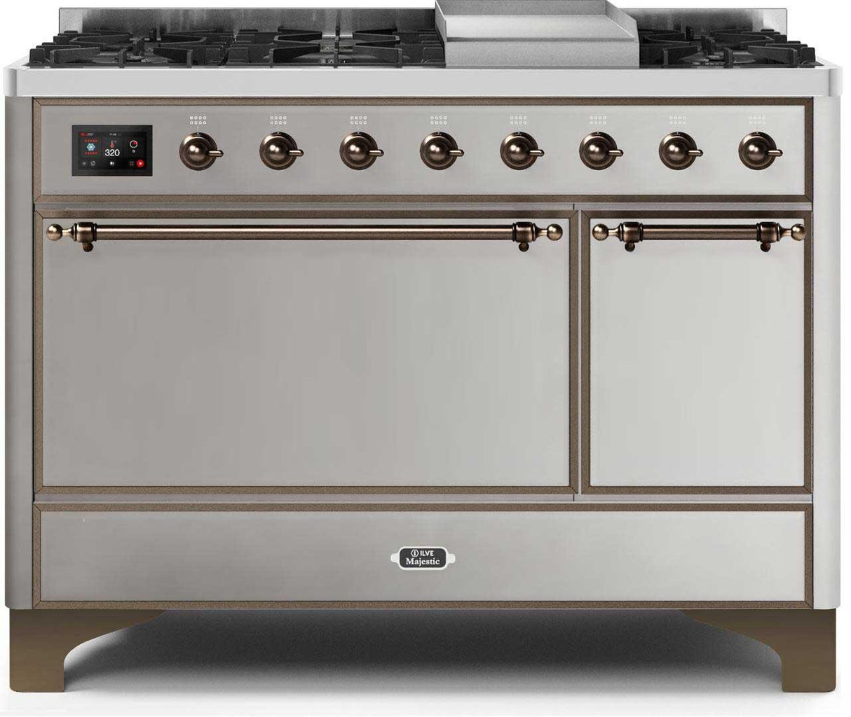 Ilve 48'' Majestic II Dual Fuel Liquid Propane Range