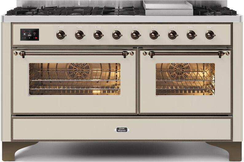 Ilve 60'' Majestic II Dual Fuel Natural Gas Range