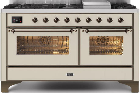 Ilve 60'' Majestic II Dual Fuel Liquid Propane Range