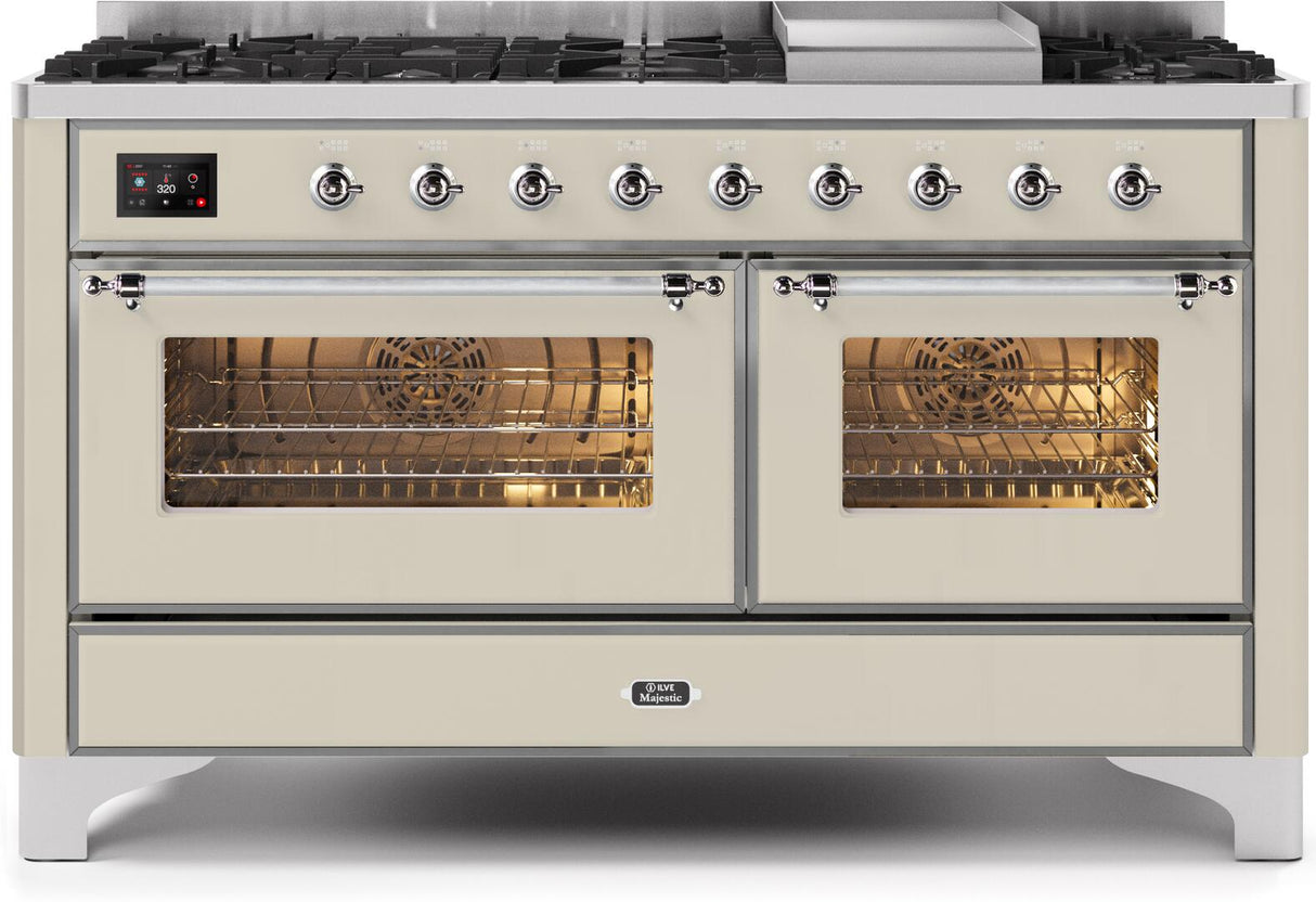 Ilve 60'' Majestic II Dual Fuel Liquid Propane Range