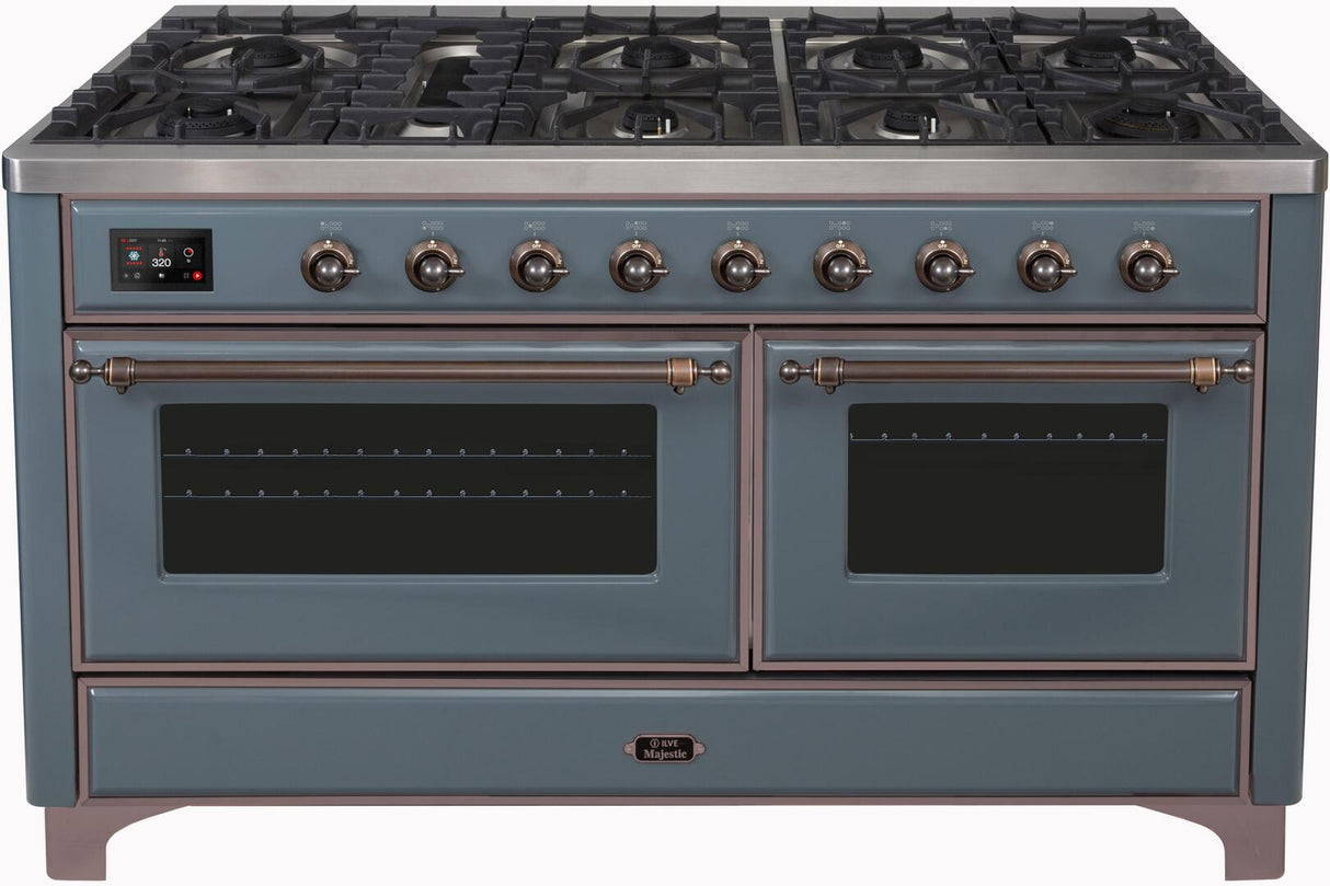 Ilve 60'' Majestic II Dual Fuel Liquid Propane Range